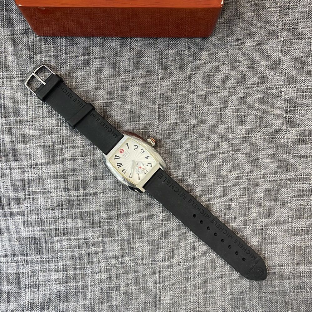 MICHELE watch with Michele Black Band UB00005 - Picture 3 of 5